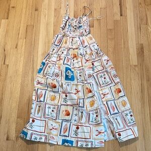 Petal & Pup Hana Maxi Dress Sardina Sz M